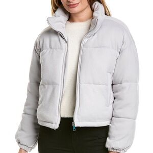 Bagatelle Women's Light Gray Puffer Jacket